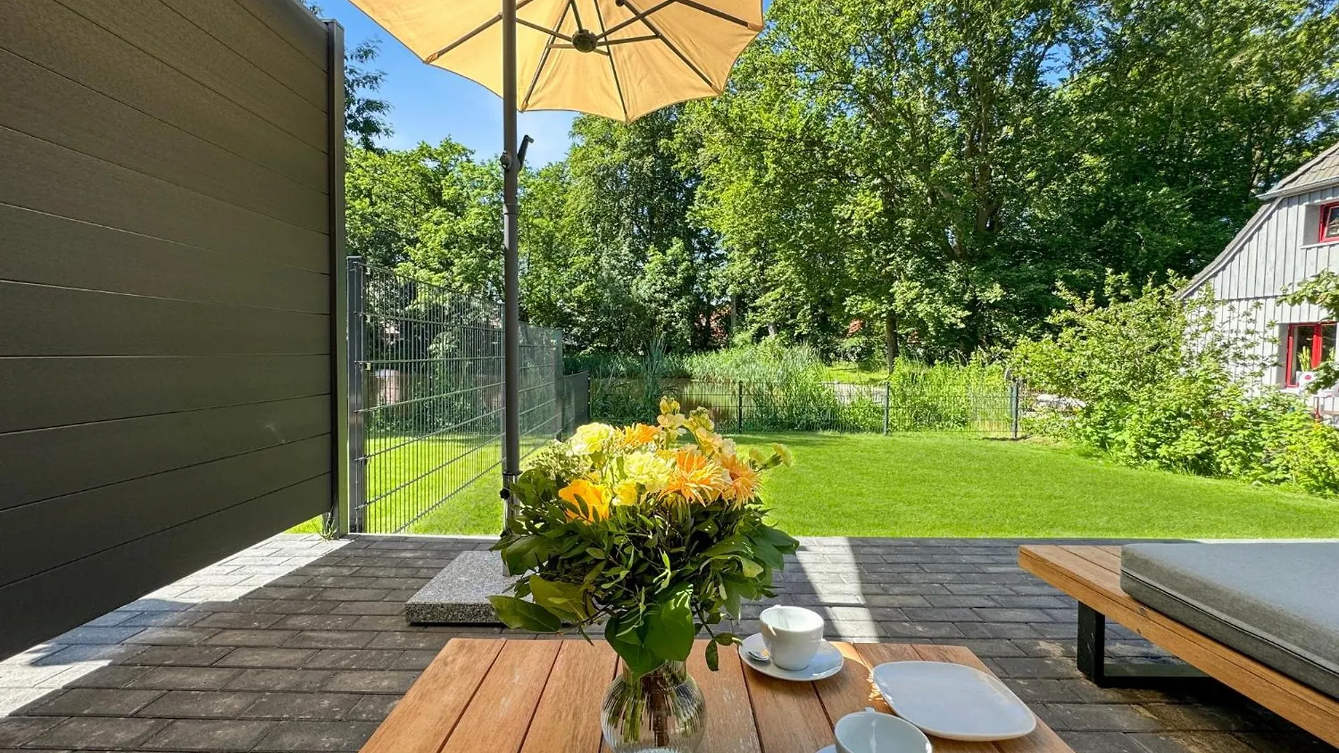 Cblue: Seeblick, Kamin, Wallbox, Natur Bentwisch